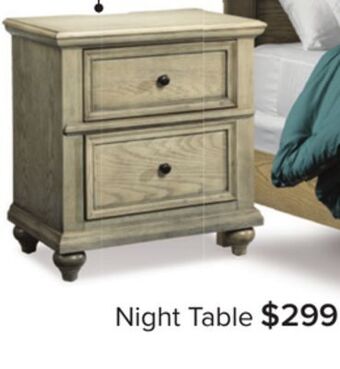 Leon's Emma night table - oak offer