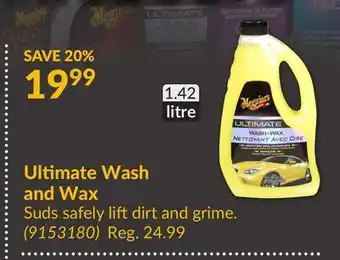 Princess Auto Ultimate wash and wax suds offer