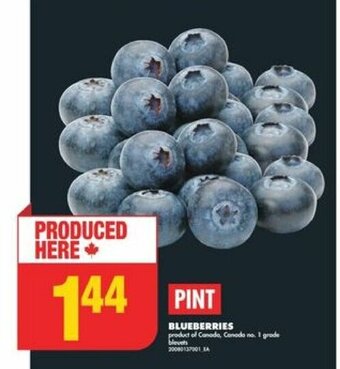No Frills BLUEBERRIES offer