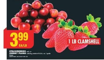 No Frills STRAWBERRIES or CHERRY PLUMS offer