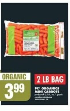 No Frills PC ORGANICS MINI CARROTS offer