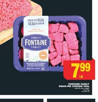 No Frills FONTAINE FAMILY GRAIN-FED STEWING VEAL offer