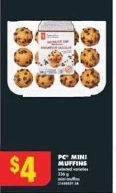 No Frills PC MINI MUFFINS offer