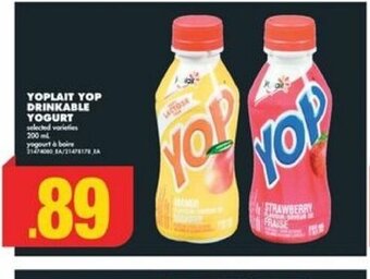 No Frills YOPLAIT YOP DRINKABLE YOGURT offer