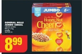 No Frills GENERAL MILLS JUMBO CEREAL offer