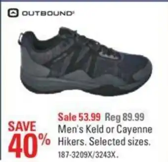 Canadian Tire Men's Keld or Cayenne Hikers offer
