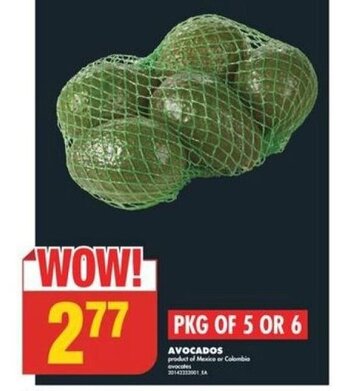 No Frills AVOCADOS offer