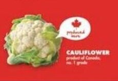 No Frills CAULIFLOWER offer
