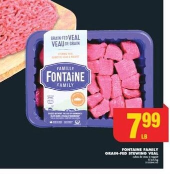 No Frills FONTAINE FAMILY GRAIN-FED STEWING VEAL offer