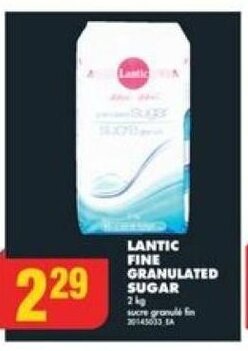 No Frills LANTIC FINE GRANULATED SUGAR offer