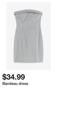 H&M Bandeau dress offer
