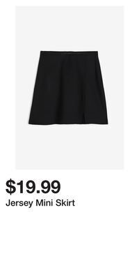 H&M Jersey mini skirt offer