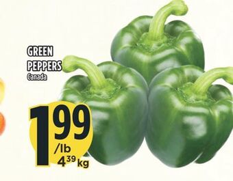 Marché Adonis Green peppers offer