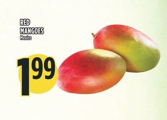 Marché Adonis Red mangoes offer