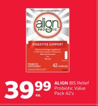 Rexall Align ibs relief probiotic value pack offer