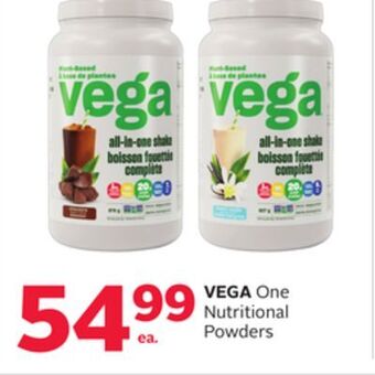 Rexall Vega one nutritional powders offer