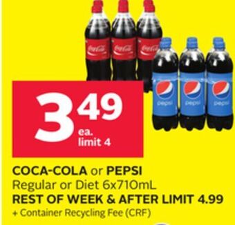 Rexall Coca-cola or pepsi offer
