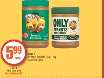 Shoppers Drug Mart Kraft peanut butter offer