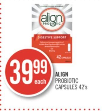 Shoppers Drug Mart Align probiotic capsules offer