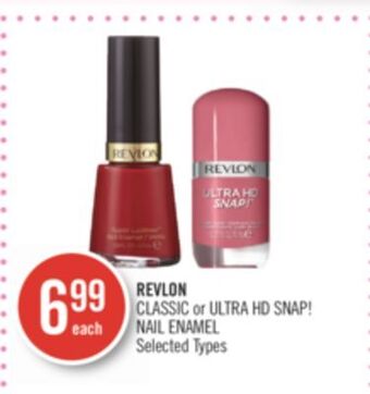 Shoppers Drug Mart Revlon classic or ultra hd snap! nail enamel offer