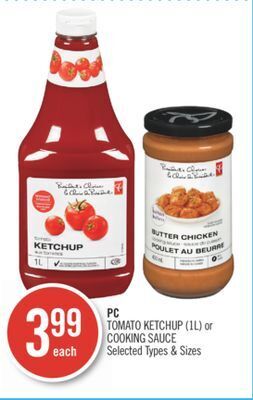 Pc tomato ketchup (1l) or cooking sauce