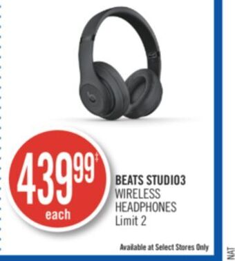 Shoppers Drug Mart Beats studio3 wireless headphones offer