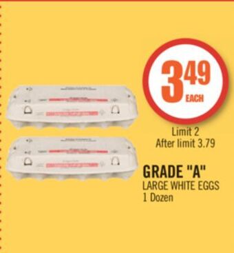 Shoppers Drug Mart Grade a large white eggs offer