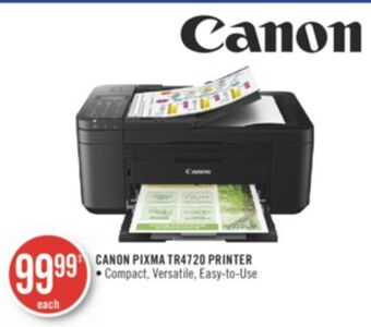 Shoppers Drug Mart Canon pixma tr4720 printer offer