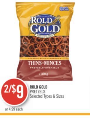 Shoppers Drug Mart Rold gold pretzels offer