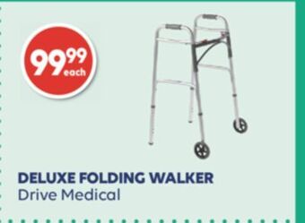 Wellwise by Shoppers Deluxe folding walker drive medical offer