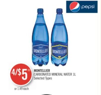 Shoppers Drug Mart Montellier carbonated mineral water offer