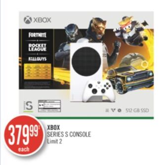 Shoppers Drug Mart Xbox series s console offer