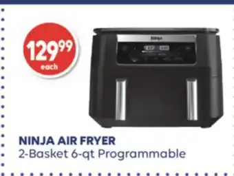 Wellwise by Shoppers Ninja air fryer 2-basket 6-qt programmable offer