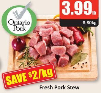 Starsky Fresh pork stew offer