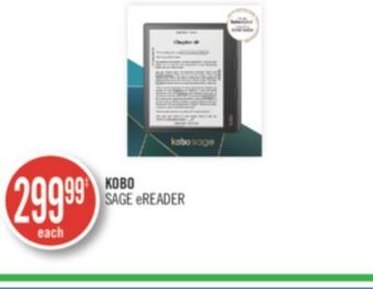 Shoppers Drug Mart Kobo sage ereader offer