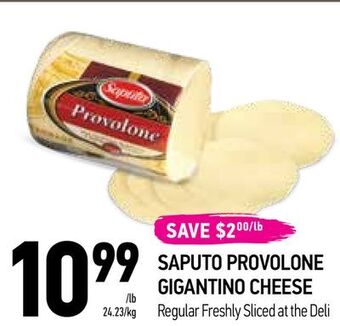 Coppa's Fresh Market Saputo provolone gigantino cheese offer