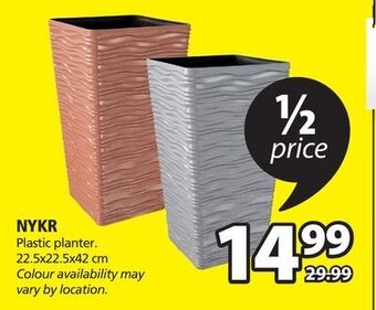 JYSK Nykr plastic planter offer
