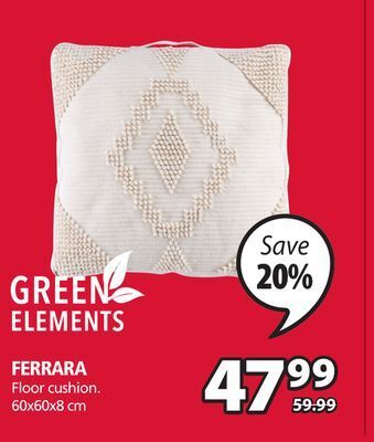 JYSK Ferrara floor cushion offer