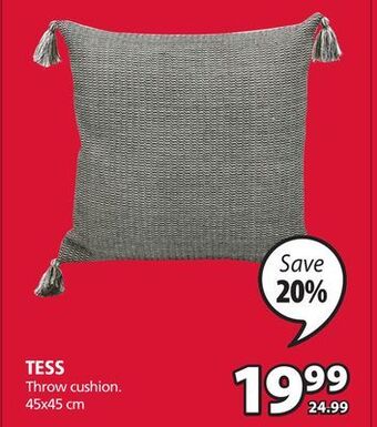 JYSK Tess throw cushion offer
