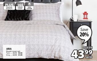 JYSK Aria duvet cover set offer