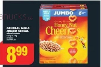No Frills GENERAL MILLS JUMBO CEREAL 825 g - 1,3 kg offer
