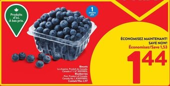 Walmart Blueberries offer