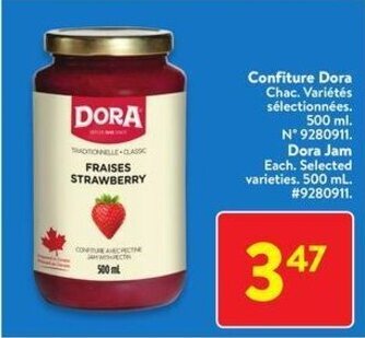 Walmart Dora Jam. 500 mL offer