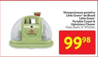 Walmart Little Green Portable Carpet & Upholstery Cleaner offer