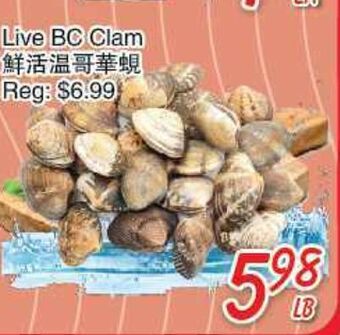 Foody Mart Live bc clam offer
