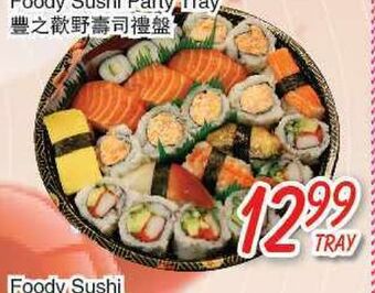 Foody Mart Foody sushi party tray offer