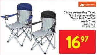 Walmart Ozark Trail Comfort Mesh Chair offer