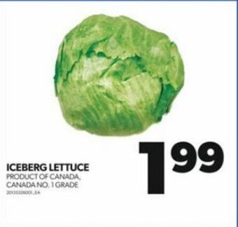Real Canadian Superstore ICEBERG LETTUCE offer