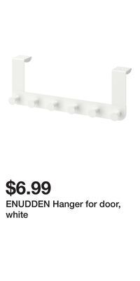 IKEA Enudden hanger for door, white offer