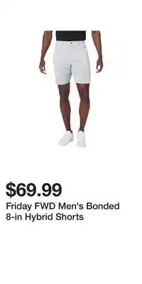 Sport Chek Friday fwd men's bonded 8-in hybrid shorts offer